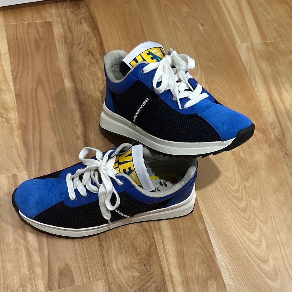 Franco Sarto Venice Navy Mesh Sneakers